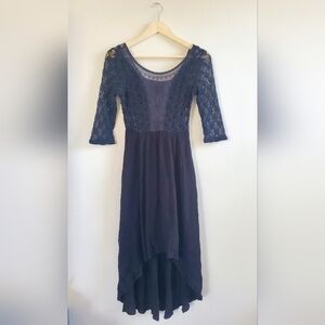 🌷Free People Lonesome Dove Dress In Black
